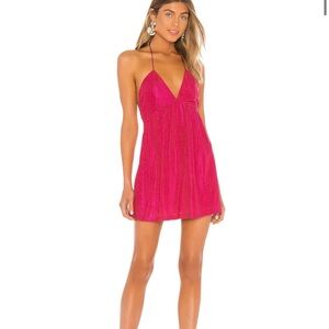 Margo Halter Shift Dress in Pink